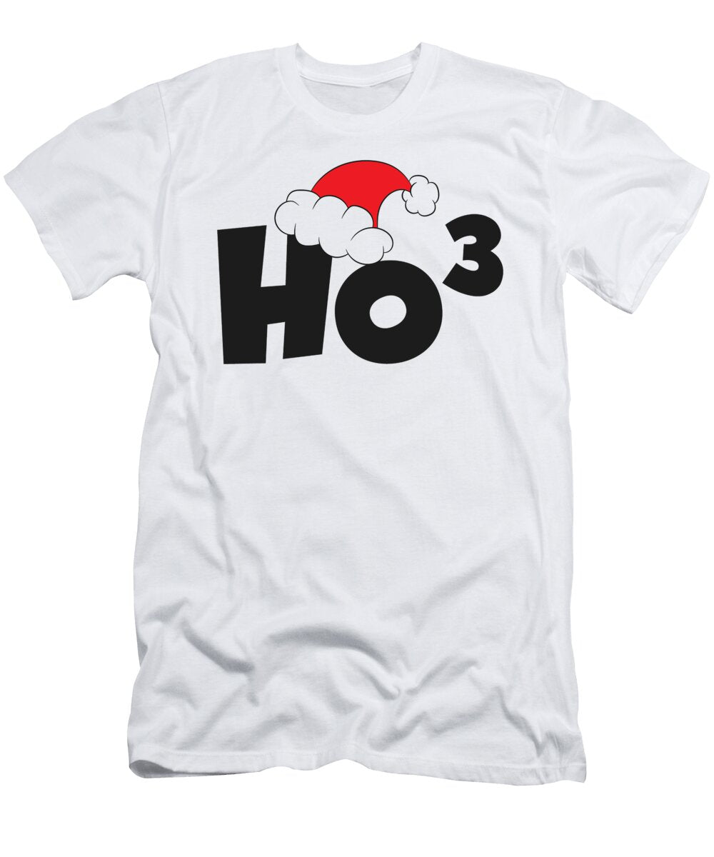 Ho Cubed Christmas Math Ho Ho Ho Christmas Eq Designs T-Shirt