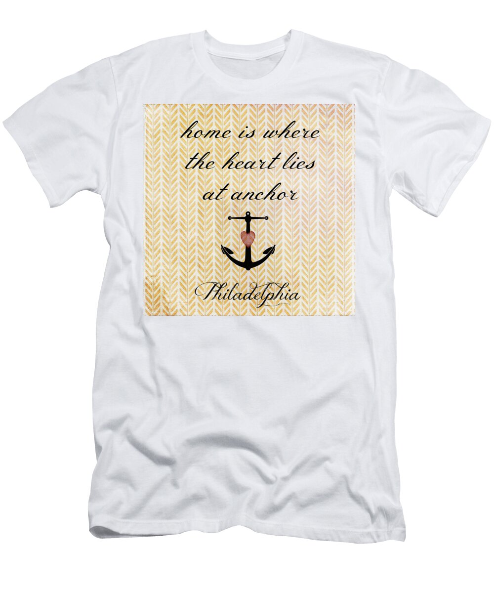 Home Is Philadelphia Anchor 2 Brandi Fitzgerald T-Shirt