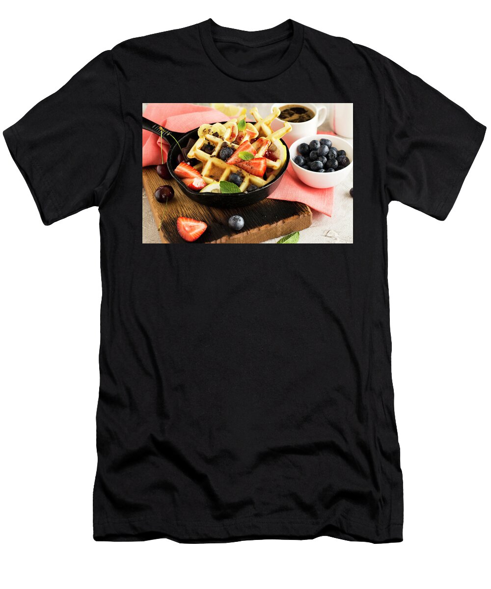 Homemade Freshly Baked Waffles Ekaterina Markelova T-Shirt