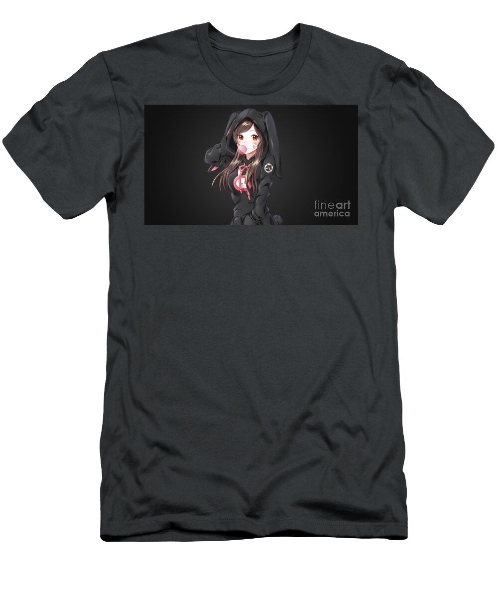 Hoodie Dva Overwatch Hentai Girl Ultra Hd Print Vortex T-Shirt