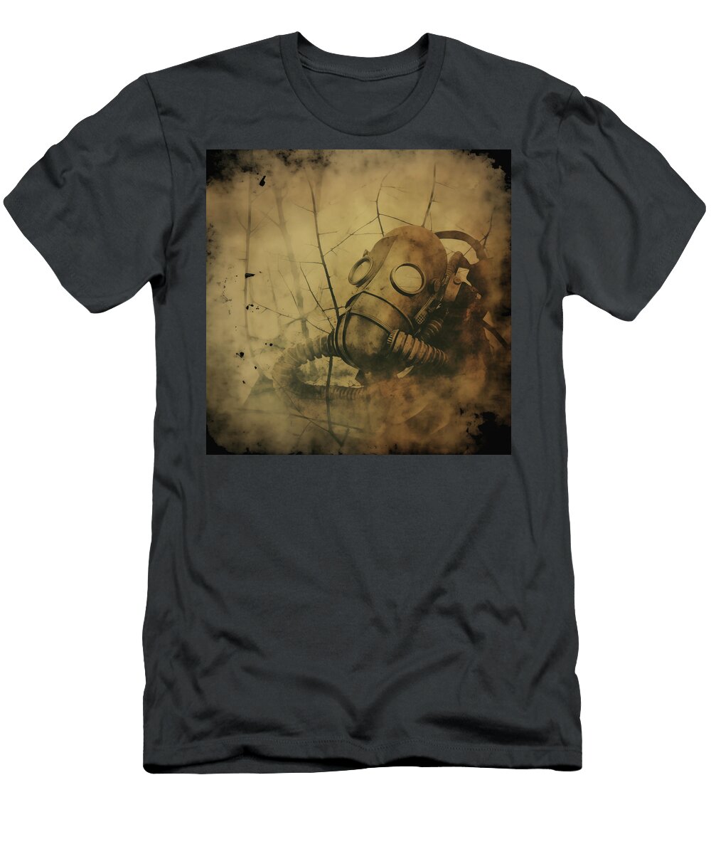 Horror Movie Villainous Gasmask Yo Pedro T-Shirt