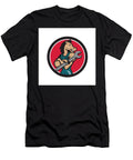 Horse Mechanic Spanner Circle Cartoon Aloysius Patrimonio T-Shirt