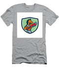 Horse Plumber Monkey Wrench Crest Cartoon Aloysius Patrimonio T-Shirt