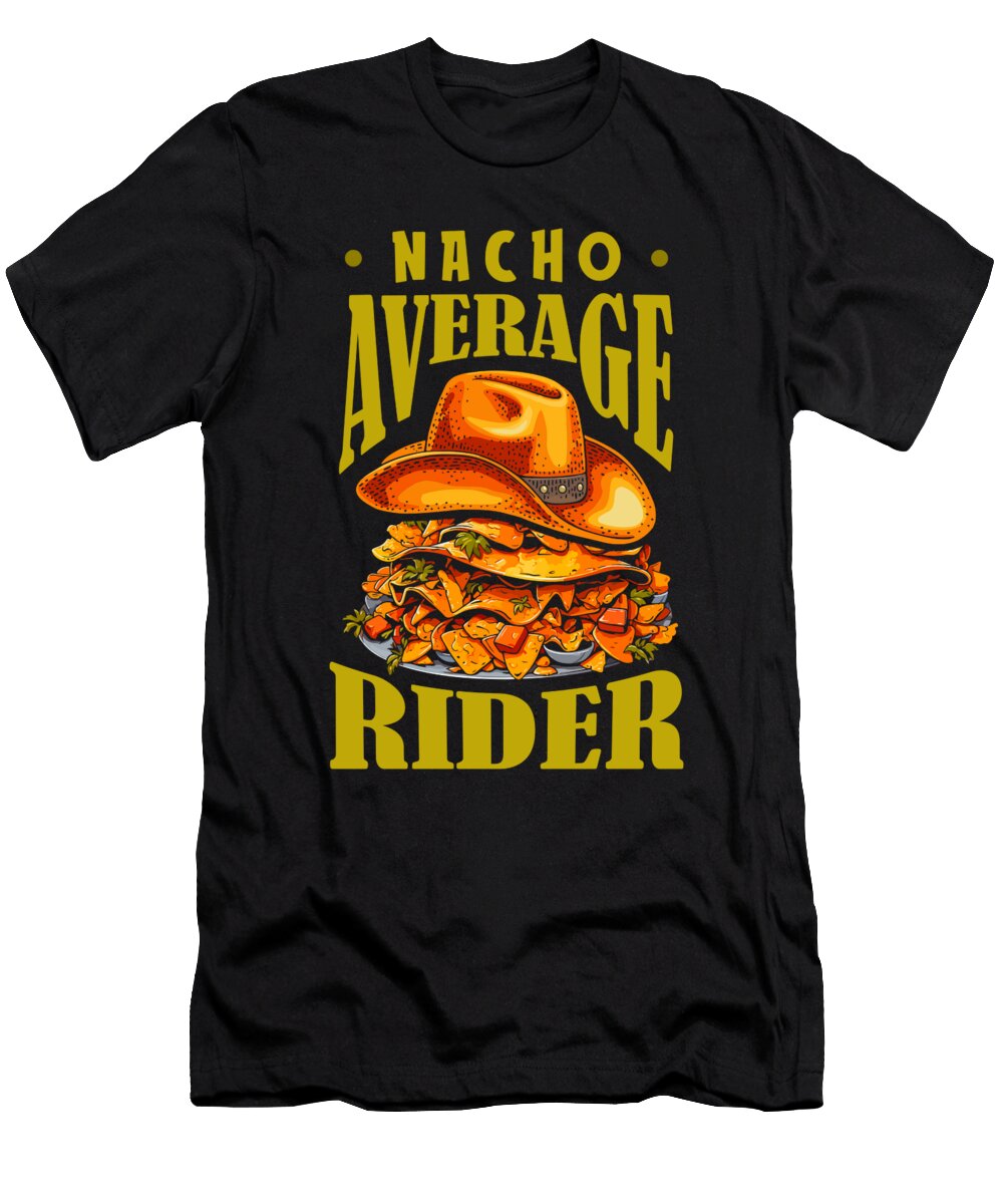 Horse Rider Nacho Horseback Horse Riding Crazy Squirrel T-Shirt