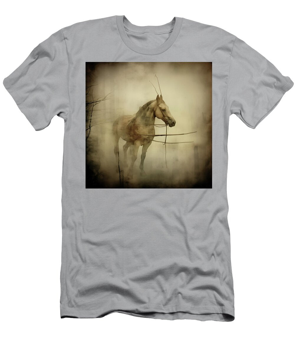 Horse with Bridle and Rope Line Yo Pedro T-Shirt