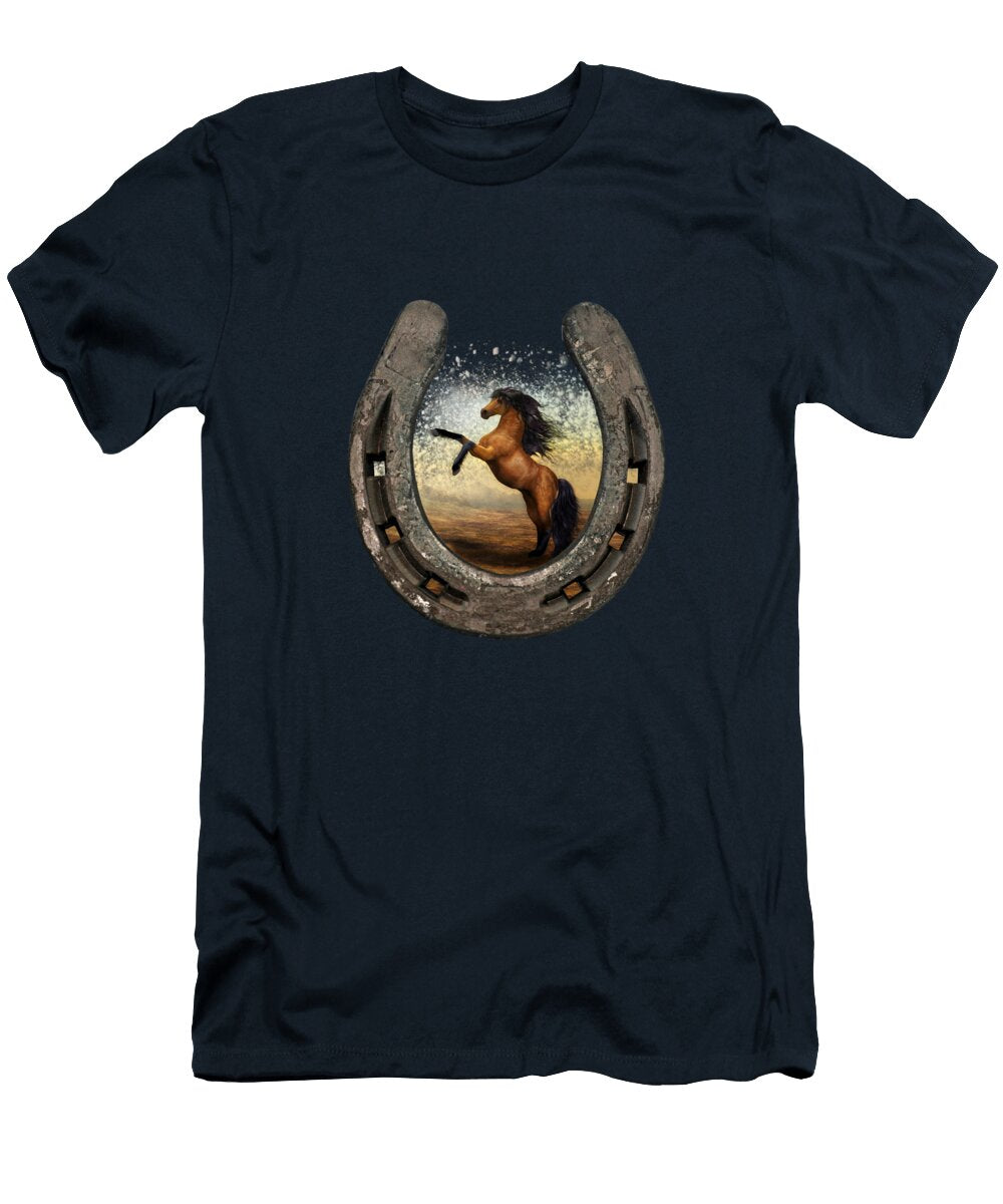 Horseshoe Horse Karen Goodwin T-Shirt
