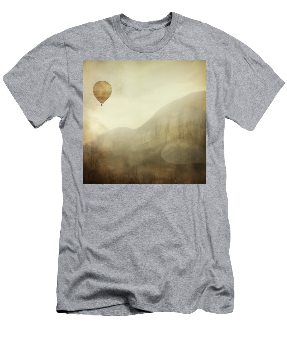 Hot Air Ballon Adrift Over Mountains Yo Pedro T-Shirt