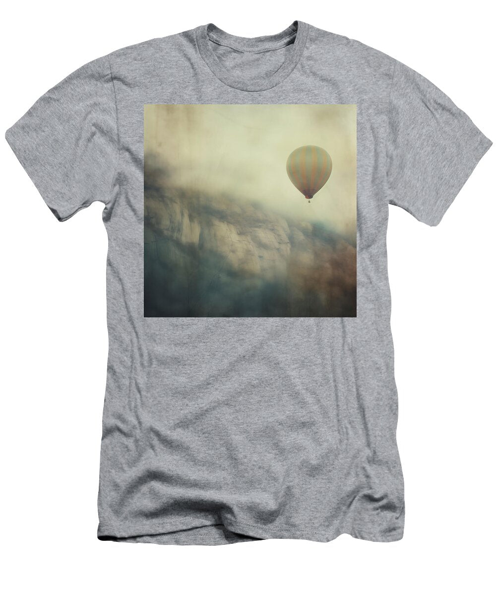 Hot Air Balloon Over the Mountain Woods Yo Pedro T-Shirt
