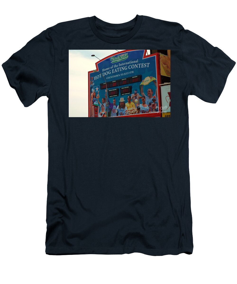 Hot Dog Eating Contest Susan Carella T-Shirt