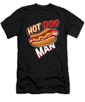 Hot Dog Man Fast Food Sausages Moon T-Shirt