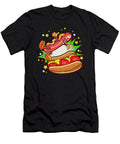 Hot Dogs Fun Fast Food Sausages Moon T-Shirt