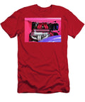 Hot Pink and Chrome Engine Bob Slitzan T-Shirt