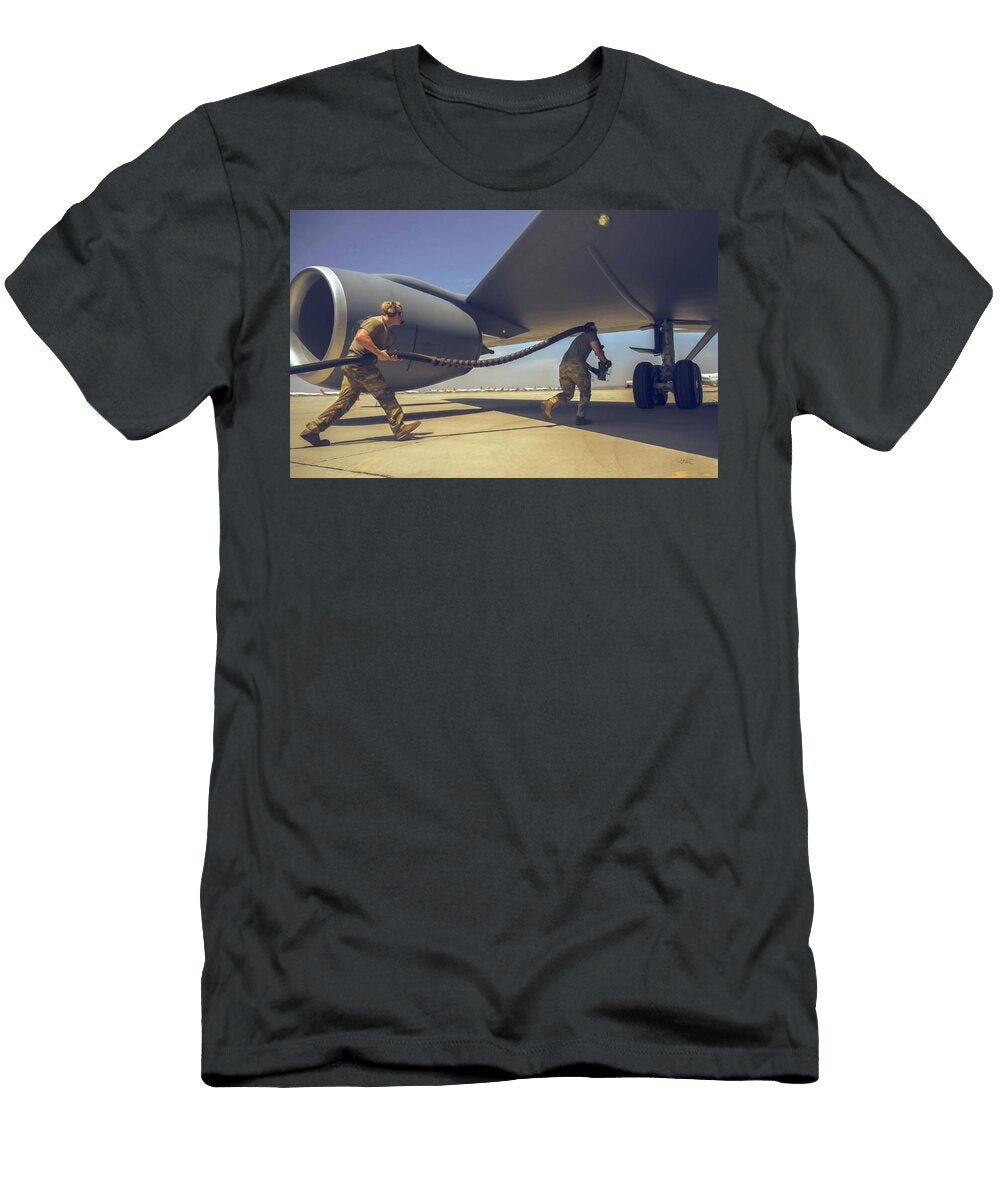 Hot Pit Refuel David Luebbert T-Shirt