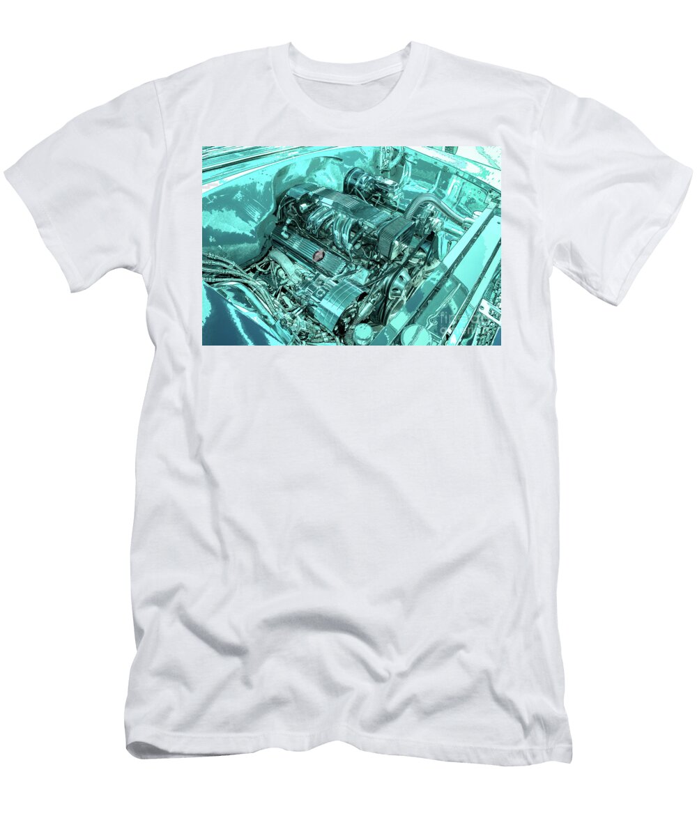 Hot Rod Blue Anthony C Ellis T-Shirt