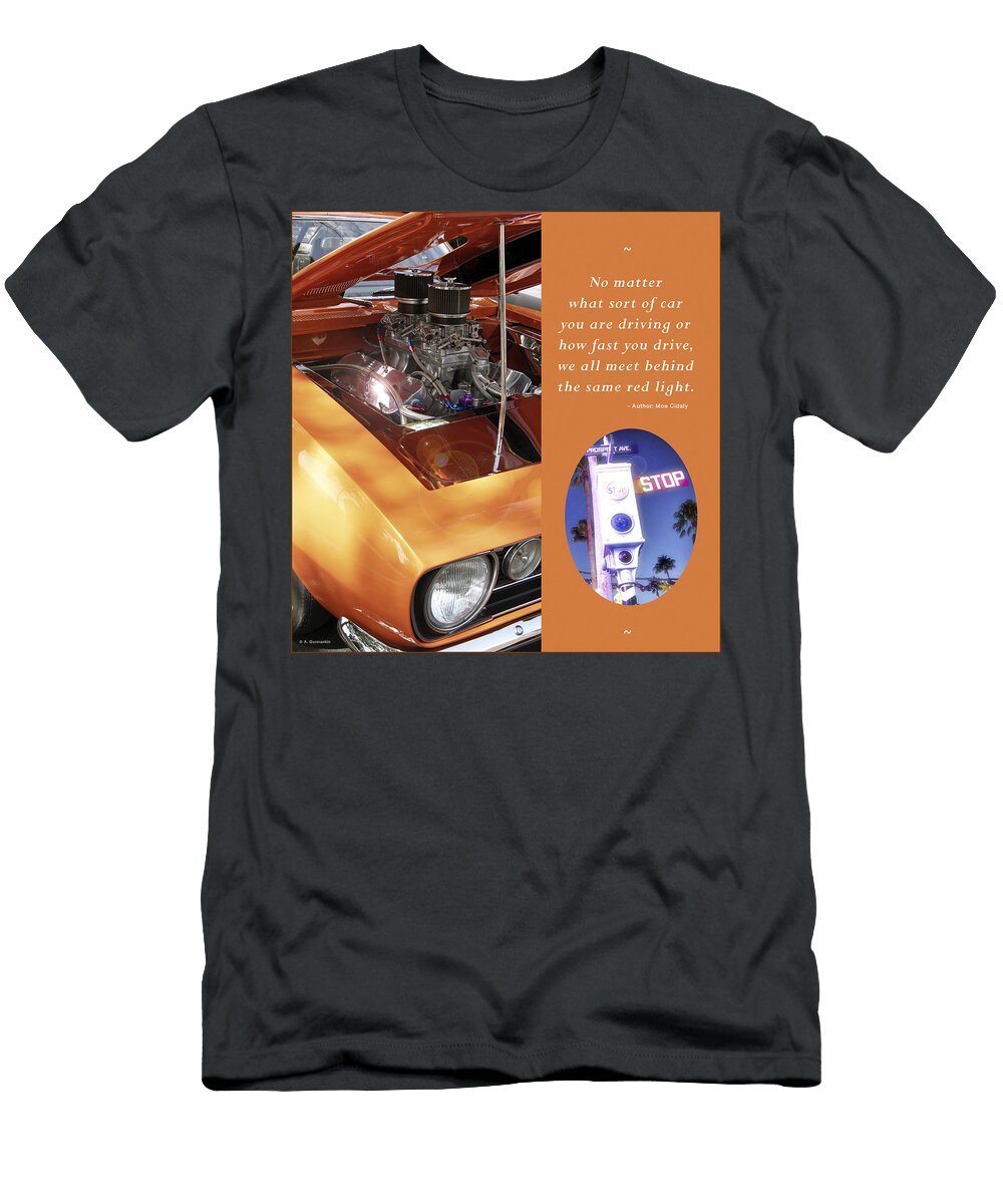 Hot Rod Engine a Macarthur Gurmankin T-Shirt