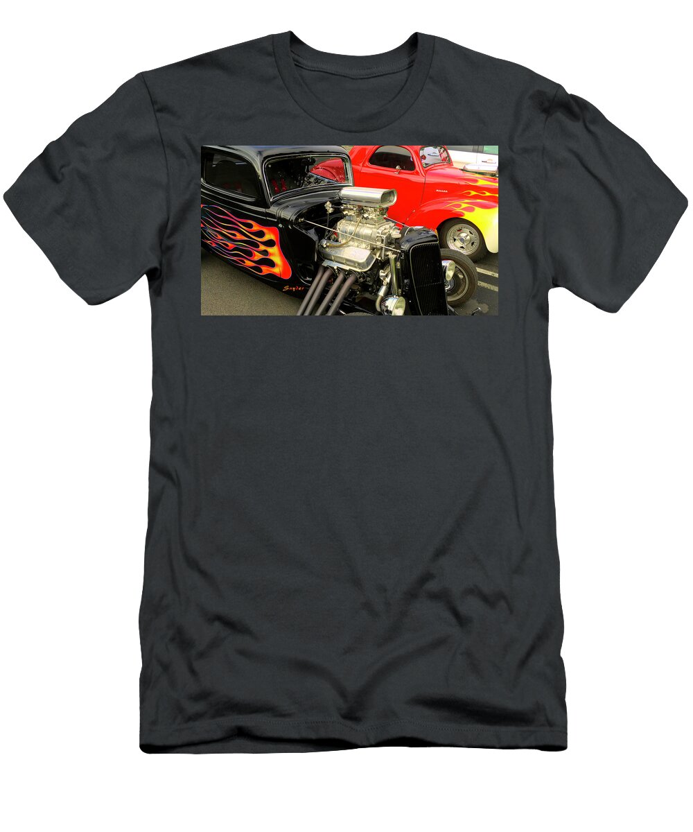 Hot Rod Flames Floyd Snyder T-Shirt