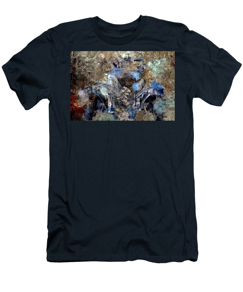 Hot Rod Splatter Paint Series Geraldine Scull T-Shirt