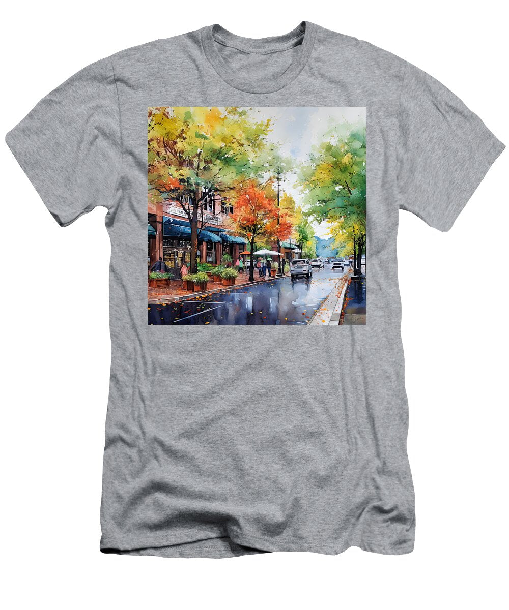 Hot Springs Scenic Downtown in Autumn Lourry Legarde T-Shirt