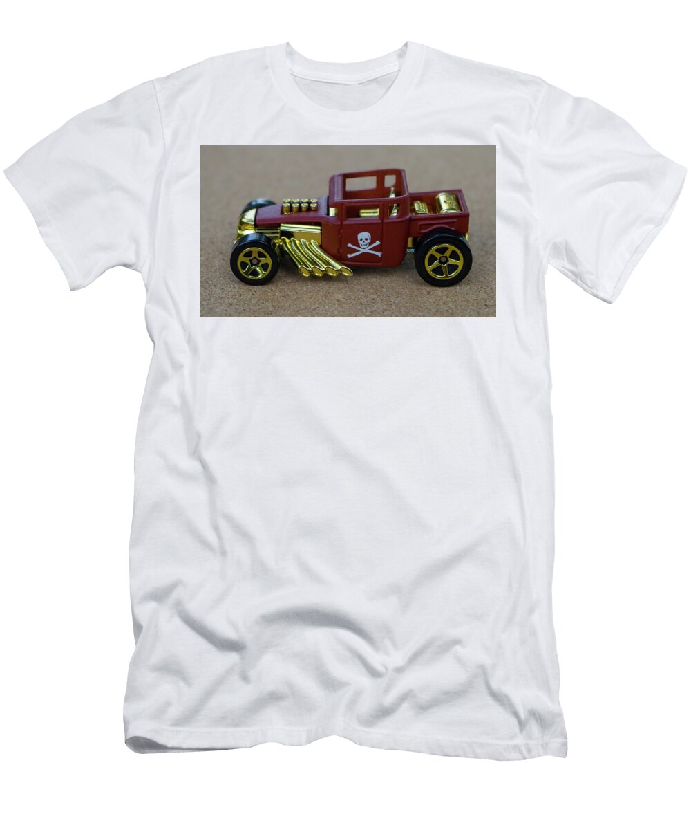 Hot Wheels Flat Brown Boneshaker Bruce Roker T-Shirt