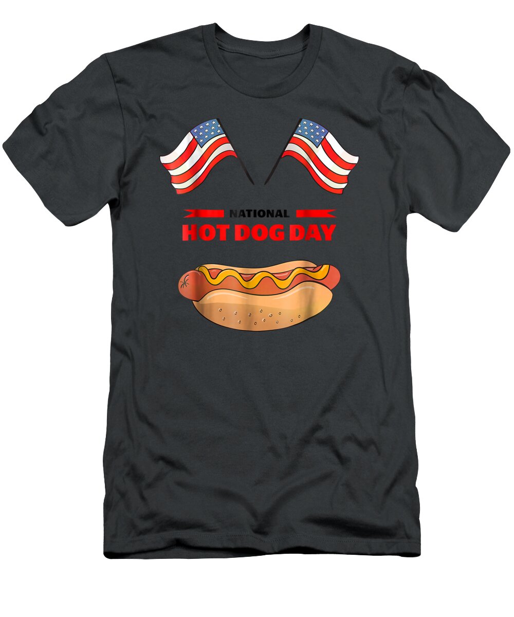 Hotdog Day Hot Dog Hotdog National Day Argylk Harry T-Shirt