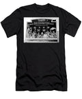 Hotdog Eating Contest Time in Black and White Rob Hans T-Shirt