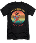 Hotdog Playing Electric Guitar Funny for Dog Lover Bill Brandon Kwan Teau T-Shirt