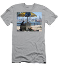 Hotdog Vendor on the Hudson Iii Caren Aronson T-Shirt