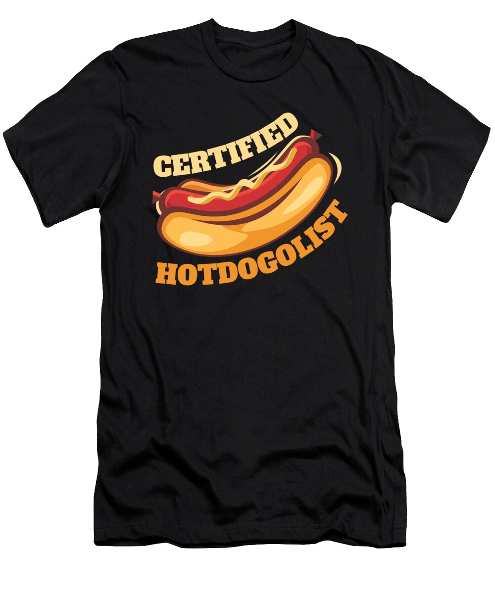 Hotdogolist Fast Food Sausages Moon T-Shirt