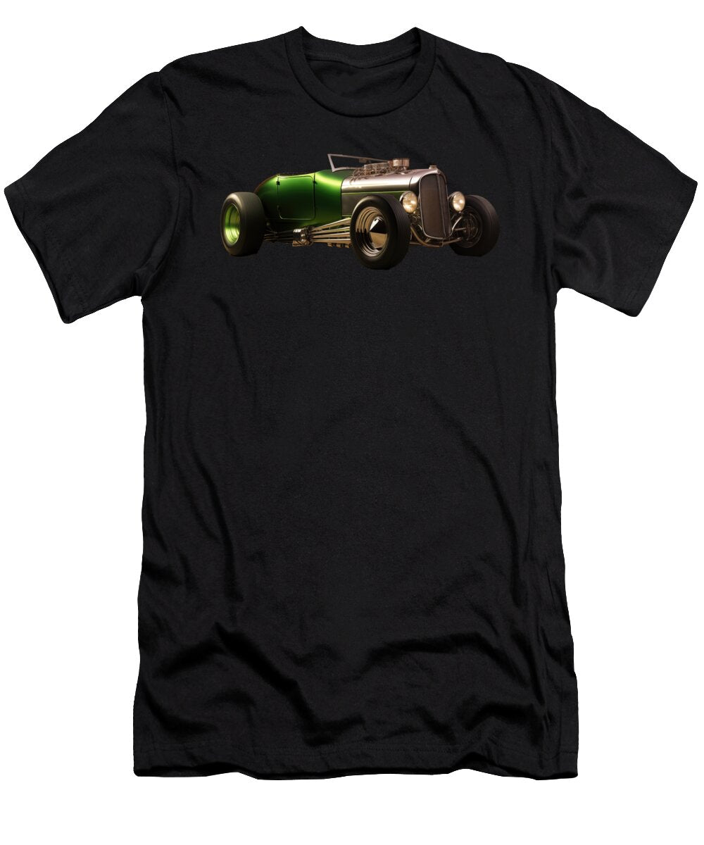 Hotrod Roadster in Green and Silver Yo Pedro T-Shirt