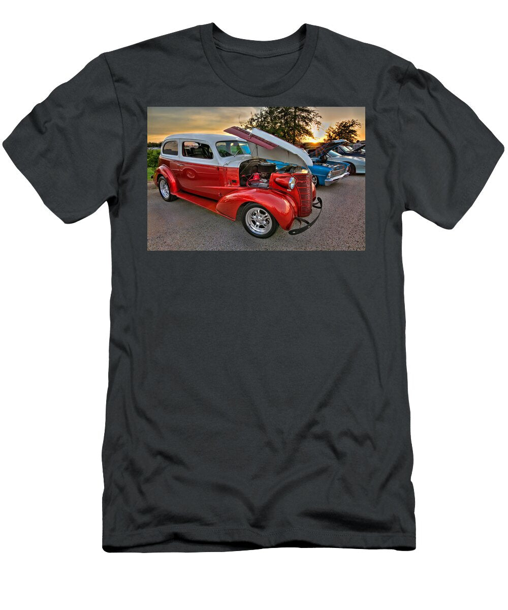 Hotrod Sunset Tim Stanley T-Shirt