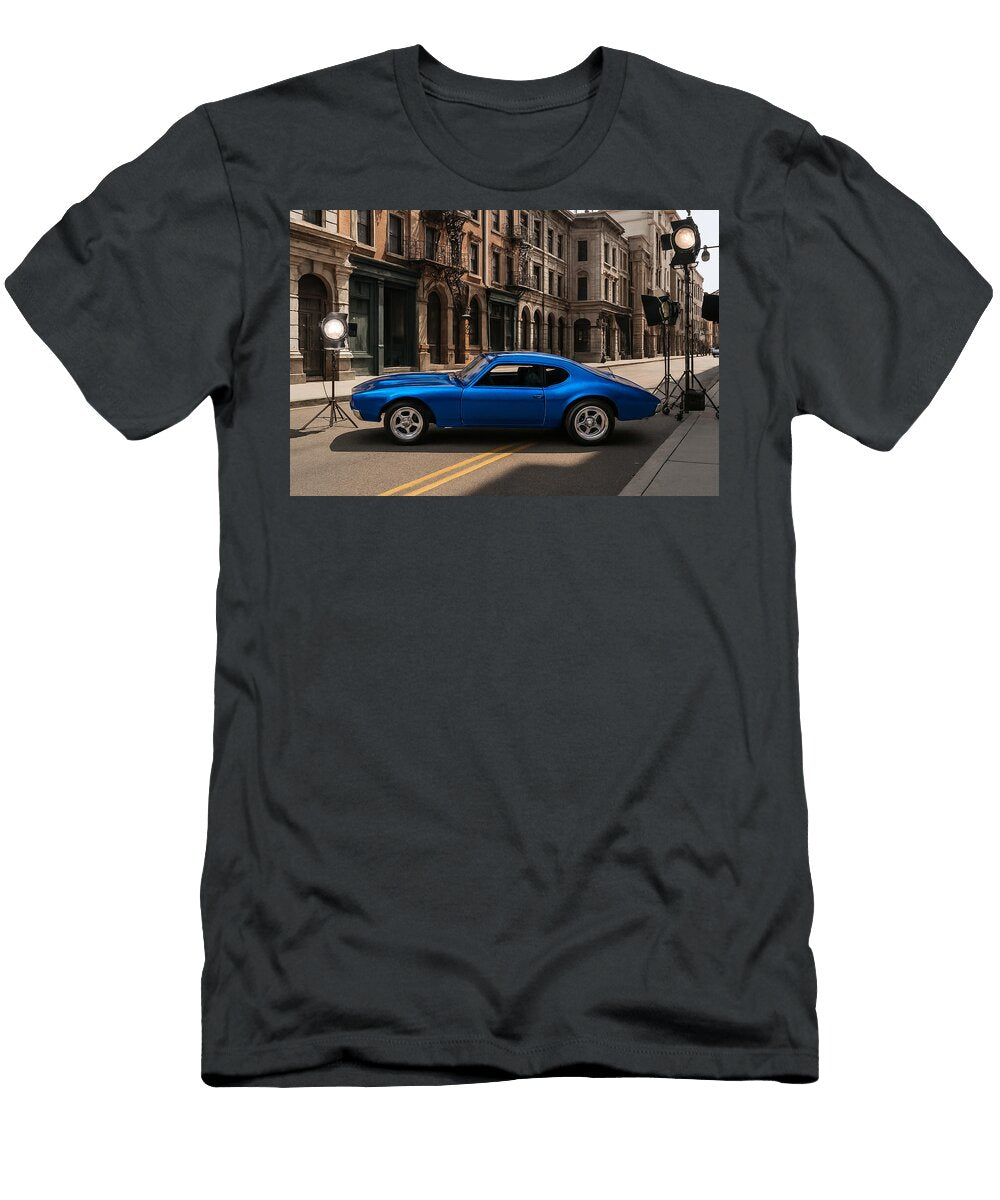 Hotwheels Olds 442 on City Film Set Bruce Roker T-Shirt
