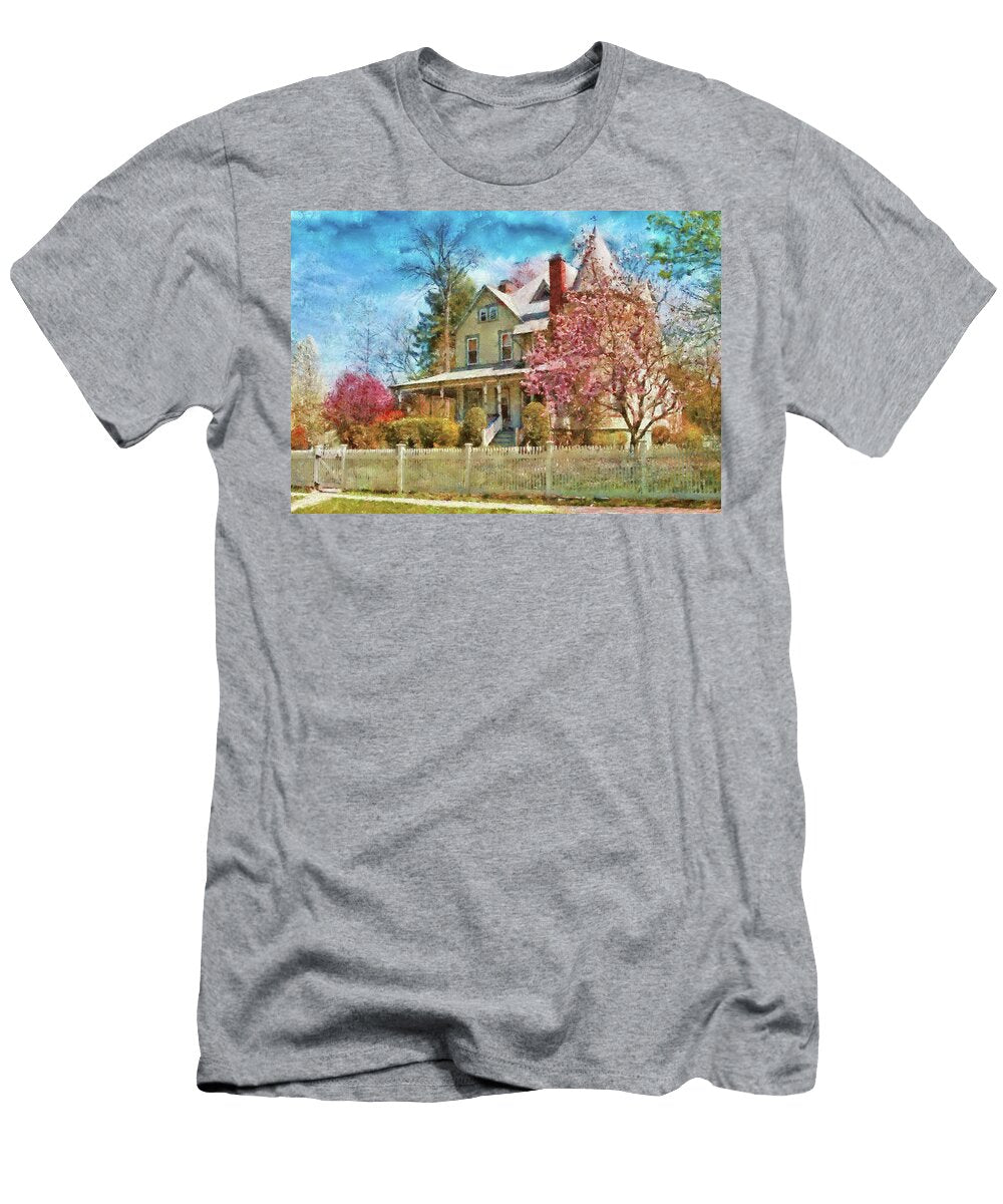 House a Victorian Springtime Mike Savad T-Shirt