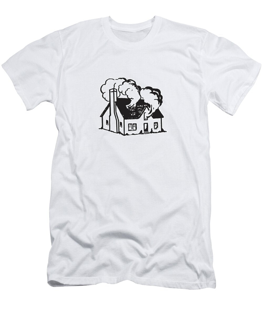 House in Flames Csa Images T-Shirt