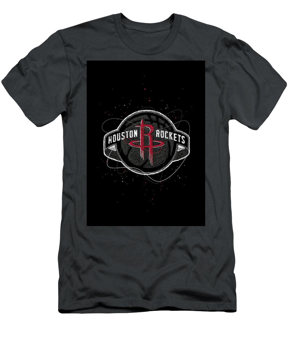 Houston Rockets Basketball NBA Logo Symbol Erwin Saputra T-Shirt