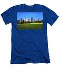 Houston Skyline At Night and Eleanor Tinsley Park Photo Paul Velgos T-Shirt