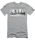 Houston Skyline Black and White Photo Paul Velgos T-Shirt