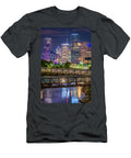 Houston Skyline with Rosemont Bridge Vertical Bee Creek Photography Tod and Cynthia T-Shirt