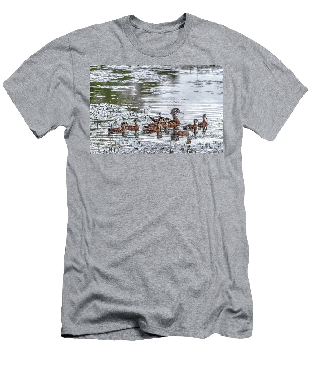 How Many Ducklings Gary Holmes T-Shirt
