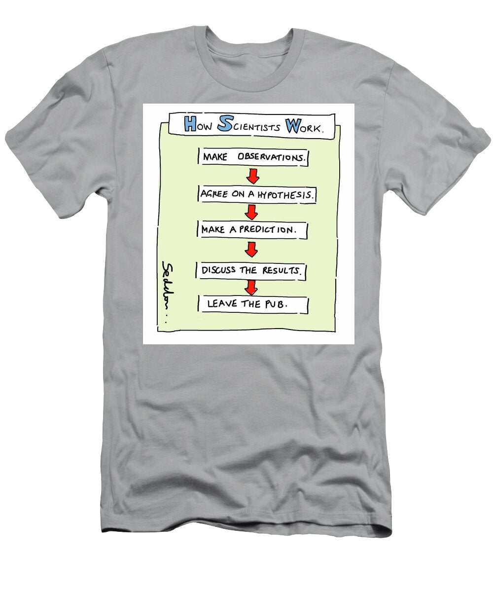 How Scientists Work Mike Seddon T-Shirt
