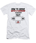 How to Argue with a Woman Flowchart Jacob Zelazny T-Shirt