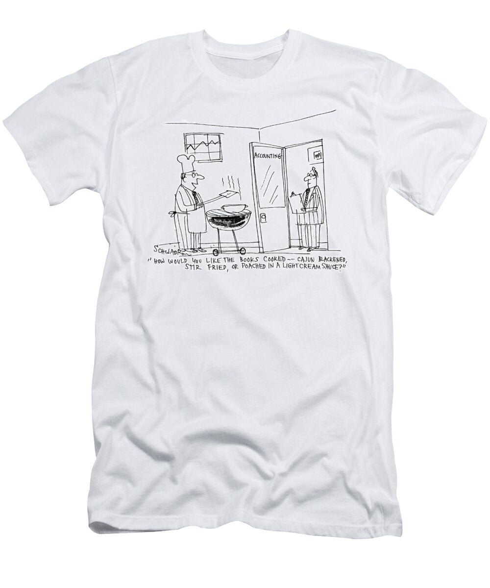 How Would You Like the Books Cooked Cajun Harley Schwadron T-Shirt