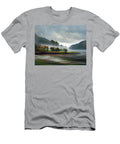 Hudson River Foggy Stormy Day Dennis Kirby T-Shirt
