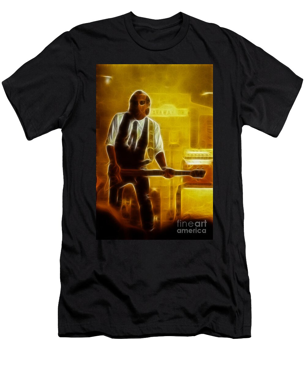 Huey Lewis Gd19a Fractal Gary Gingrich Galleries T-Shirt