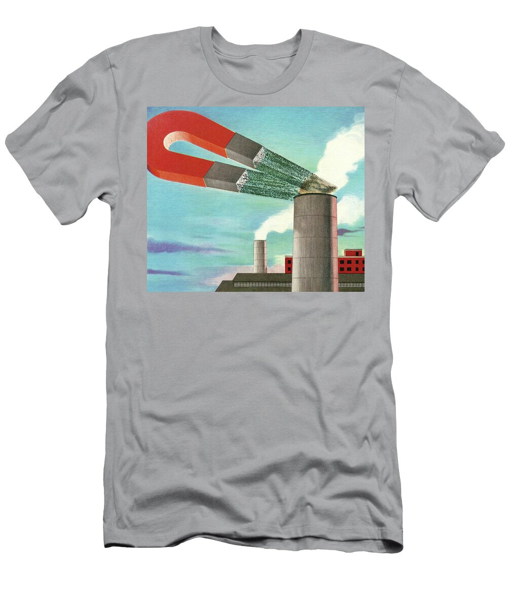 Huge Magnet and a Factory Csa Images T-Shirt