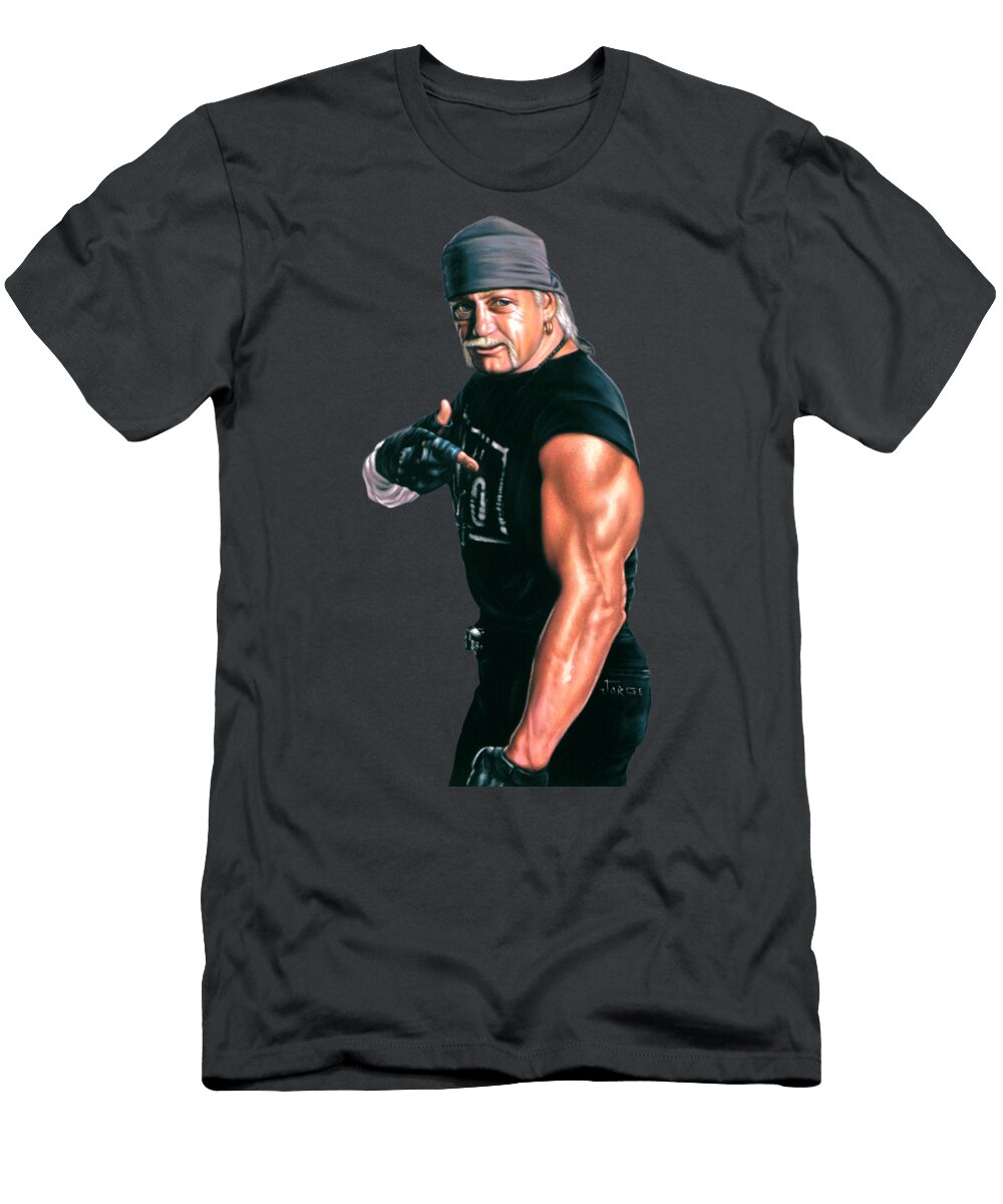 Hulk Hogan Oil on Velvet By Jorge Torrones Ver2 Jorge Terrones T-Shirt