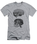 Human Brain Central Nervous System Vintage Anatomy Print Vintage Anatomy Prints T-Shirt