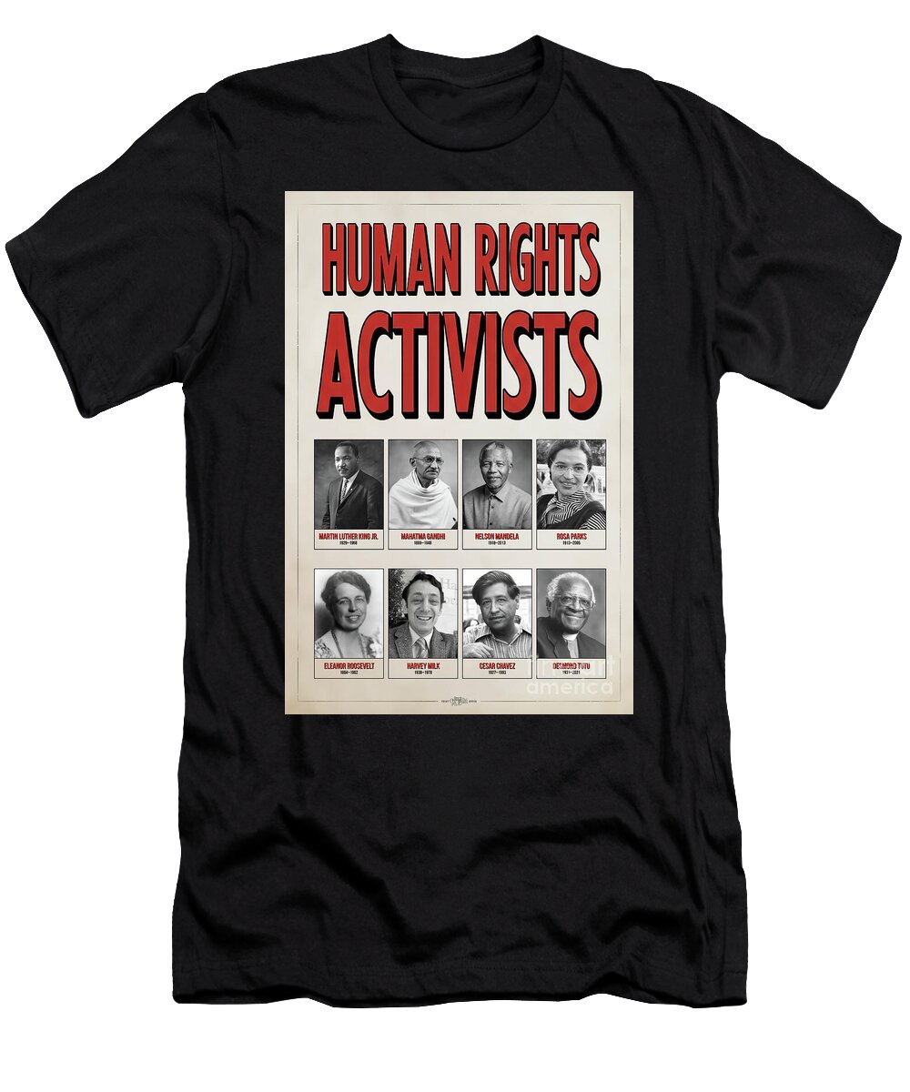 Human Rights Activists Aged Pixel T-Shirt