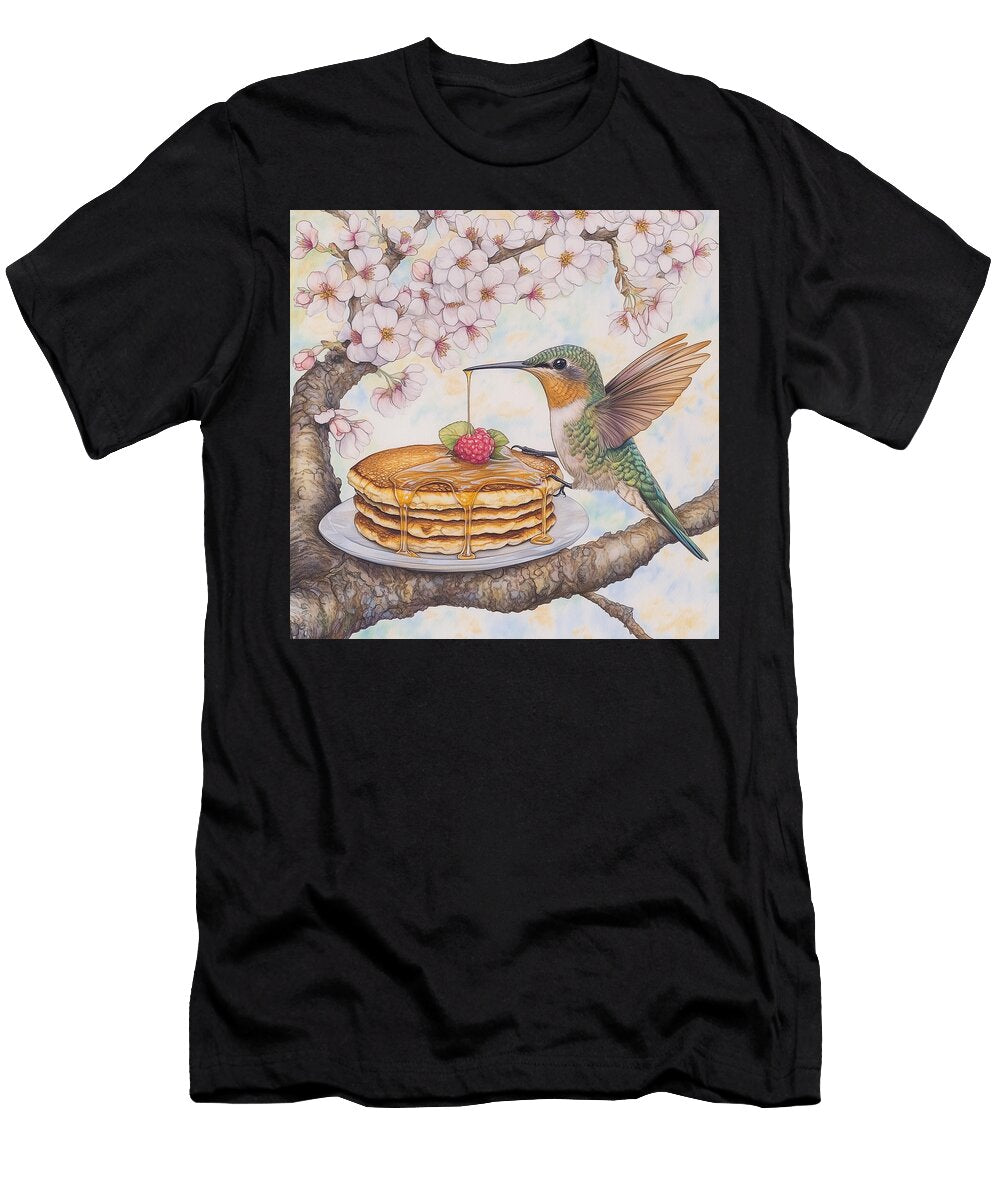Hummingbird Pancake Breakfast Lisa S Baker T-Shirt
