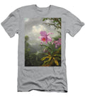 Hummingbird Perched on the Orchid Plant Martin Johnson Heade T-Shirt