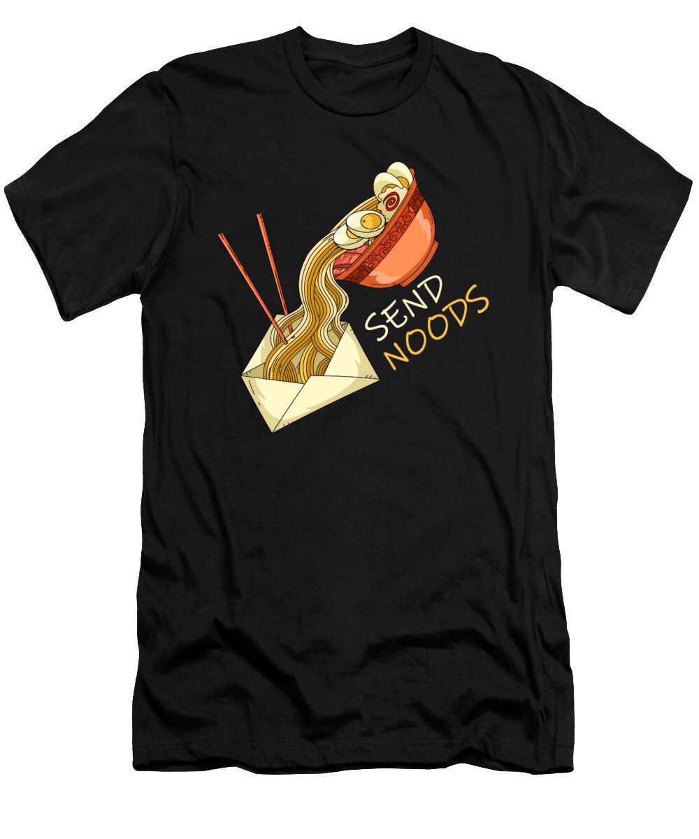 Humorous Noodles Graphic Kemena Onio T-Shirt